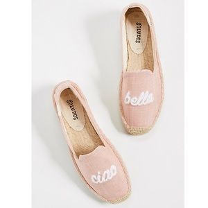 NWT Soludos Ciao Bella Smoking Slippers